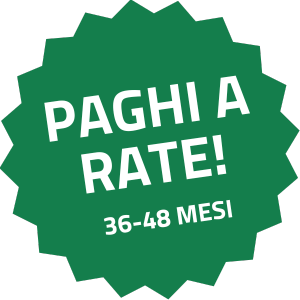 Paghi a rate!36-48 mesi